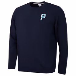 Puma Golf Mens X Ptc Glitch Graphic Crew Neck Soft Sweater - XL, Deep Navy