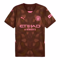 2024-2025 Man City Third Goalkeeper Shirt (Espresso Brown) - XXL