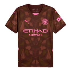 2024-2025 Man City Third Goalkeeper Shirt (Espresso Brown) - XXL