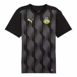 2024-2025 PSV Eindhoven Prematch SS Shirt (Black) - S