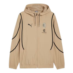 2024-2025 AC Milan Prematch Woven Jacket (Tan) - M