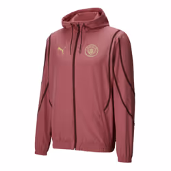 2024-2025 Man City Prematch Woven Jacket (Dusty Orchid) - L