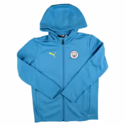 2024-2025 Man City Training Softshell Jacket (Magic Blue) - Kids - XLB