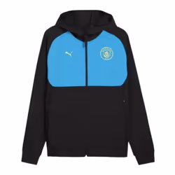 2024-2025 Man City Pumatech Woven Track Jacket (Black) - L