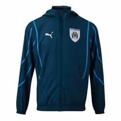 2024-2025 Marseille Prematch Woven Jacket (Blue) - XL
