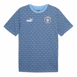 2024-2025 Man City ftblCulture Tee AOP (Navy) - XL