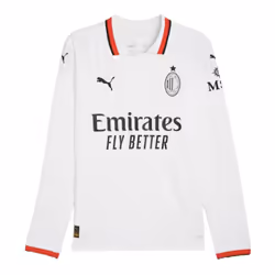 2024-2025 AC Milan Away Long Sleeve Shirt - M