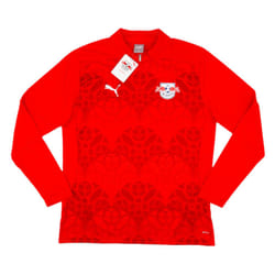 2024-2025 Red Bull Leipzig Prematch 1/4 Zip Top (Red) - L