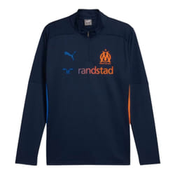 2024-2025 Marseille Training 1/4 Zip Top (Navy) - L