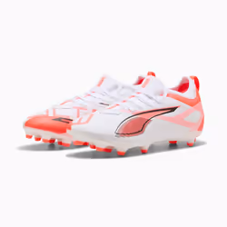 PUMA Ultra 5 Match FG/AG Football Unisex Orange, White - Additional view 2