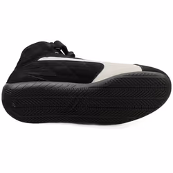 Puma Speedcat Mid Unisex Fashion Trainers in Black White - 4