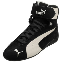 Puma Speedcat Mid Unisex Fashion Trainers in Black White - 5