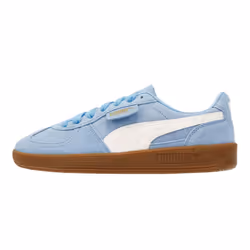 ) Puma Palermo Leather Light Blue/White Trainers - Blue, 4 (Adults' - Additional view 5
