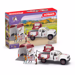 schleich HORSE CLUB Mobile vet with trailer