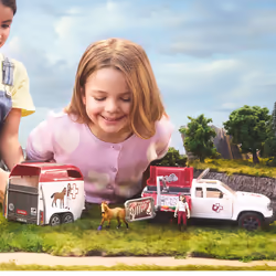 schleich HORSE CLUB Mobile vet with trailer