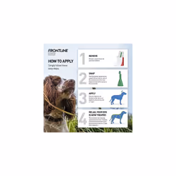 FRONTLINEPlus Flea & Tick Treatment for Small Dogs (2-10 kg) - 6 Pipettes