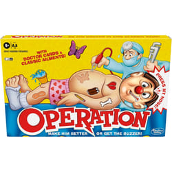Operation Electronic Board Game with Doctor Cards and Funny Ailments, 1+ Player, Funny Kids' Games, for Boys & Girls ag