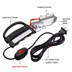 Piglet Tail Cut Electric Heating Clamp Docked Tail Plier for Piglet Bloodless Piggery Farm Cutter Farming Equipment