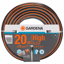 Gardena Comfort HighFLEX Hose 13 mm (1/2) 20 m, 20 m, Grey, Orange, Hose only, 30 bar, 1.3 cm