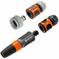 Gardena Original Basic Nozzle Set, Quick & Simple Hose Connection, Tap Fittings