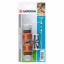Gardena Coupling Set 13 mm (1/2), Hose connector, Grey, Orange, Silver