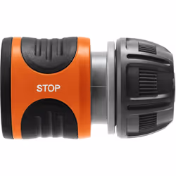 Gardena Water Stop Garden Hose Pipe Connector - Easy Use, Power Grip - 13mm/15mm