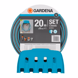 Gardena 18005-50, 20 m, Above ground, Blue, 1.3 cm, 1/2"