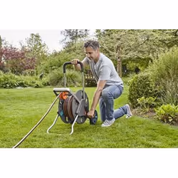 Gardena AquaRoll L Easy Cart reel Manual Black, Blue, Orange - Additional view 6