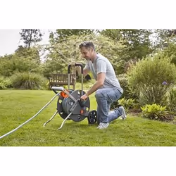 Gardena AquaRoll L Easy Cart reel Manual Blue, Grey, Orange - Additional view 5