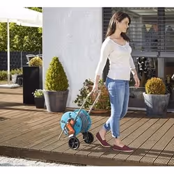 Gardena 18502-50 garden hose reel Cart reel Black, Blue, Stainless steel - Additional view 6