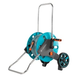 Gardena 18512-26 garden hose reel Cart reel Black, Blue, Orange, Stainless steel