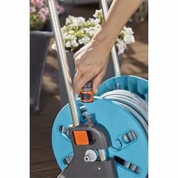 Gardena 18502-28 garden hose reel Cart reel Manual Blue, Grey, Orange - Additional view 6