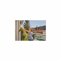 GARDENA NatureUp! Basis Set corner: 3Eck-planters to match the vertical plants containers for greening Balcony Courtyard, automatic watering / po