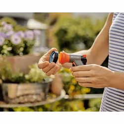 Gardena 18405-20 garden water spray gun nozzle Garden water spray nozzle Blue, Grey, Orange - Additional view 4