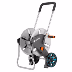 Gardena 18541-20 garden hose reel Multi-position reel Manual Black, Stainless steel