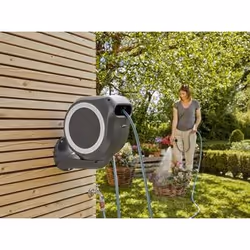 Gardena RollUp Wall-mounted reel Automatic Black, Grey