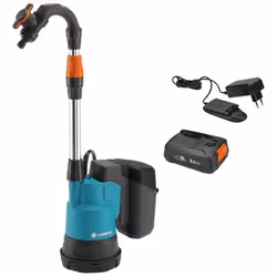 Gardena 14602-20, Battery, 2 bar, 2000 l/h, Black, Blue, Orange