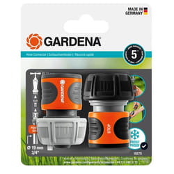 Gardena 18275-20 water hose fitting Hose connector Black, Orange 2 pc(s)