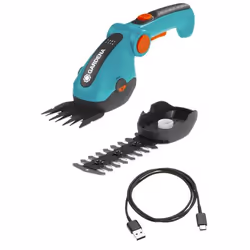 Gardena 9888-20, 8 cm, Turquoise, Lithium-Ion (Li-Ion), 3.6 V, 3 Ah, 160 min