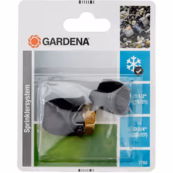 GARDENA Sprinklersystem Drain Valve: Accessories for T-Joint, 25 mm x 3/4â female thread, for frost protection when the automatic sprinkler system i