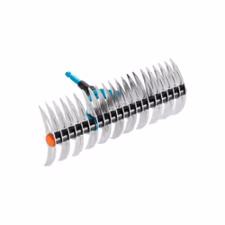 Gardena Combisystem Cutter Rake, Lawn rake, Black, Turquoise, Steel, Turquoise, 1 pc(s), 350 mm