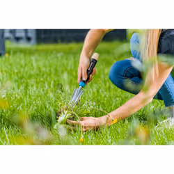 Gardena EcoLine Weeding Trowel Weed Cutter - Black/Turquoise