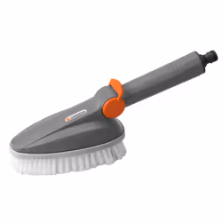 Gardena Hand-Held Scrubbing Brush, Grey, Orange, White, Plastic, 1 pc(s)