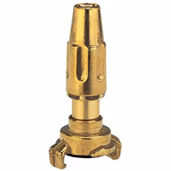 Gardena Brass Quick Release Syringe 13 mm (1/2 Inch) - Tubing: Rapid Coupling Connection with Controlled and Lockable Water J ...