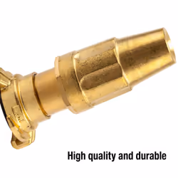 Brass Quick Release Syringe 25 mm (1 Inch) - Tubing: Rapid Coupling Connection with Adjustable and Lockable Water Jet (7132-20)