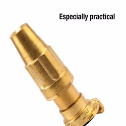 Brass Quick Release Syringe 25 mm (1 Inch) - Tubing: Rapid Coupling Connection with Adjustable and Lockable Water Jet (7132-20)