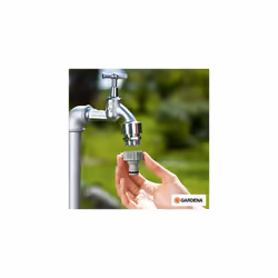 faucet with Hose: Chrome Water crane For indoor And Outdoor, 26.5 mm (3/4 ") - Thread, For 19 mm (3/4") - Tubing - Additional view 8