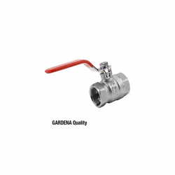 Ball valve: The outlet valve For indoor And Outdoor use, double-sided internal Thread, 26.5 mm (3/4 ") - Thread (7336-20)