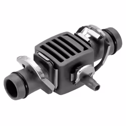 Gardena Reducing T-Joint 13 mm (1/2") – 4.6 mm (3/16"), Joint connector, Drip irrigation system, Black, Silver, Male, 76.2 /  ...