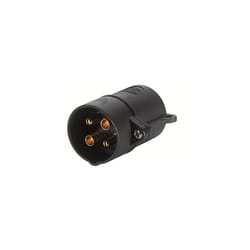 8JA 001 920011 Plug  24V  4pin connector  Plug Screw Contact  Black